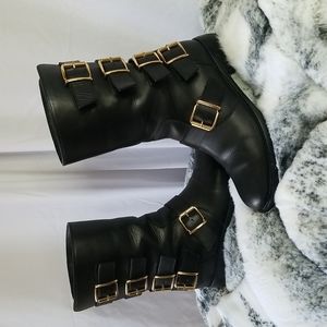 GIUSEPPA ZANOTTI BUCKLE BOOTS